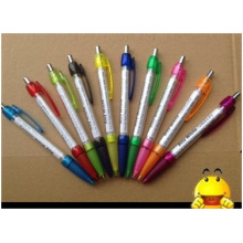 Publicidad promocional Plastic Banner Pen. Banner Ball Pen personalizado